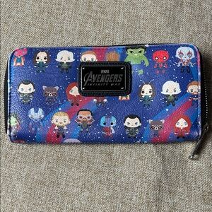 Marvel Avengers Infinity War Chibi Print Zip-Around Wallet